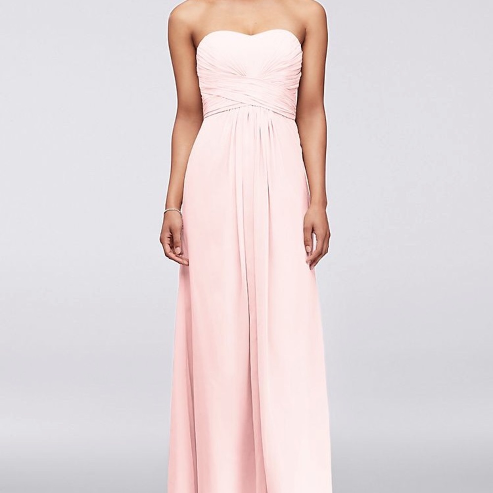 Strapless Chiffon Dress